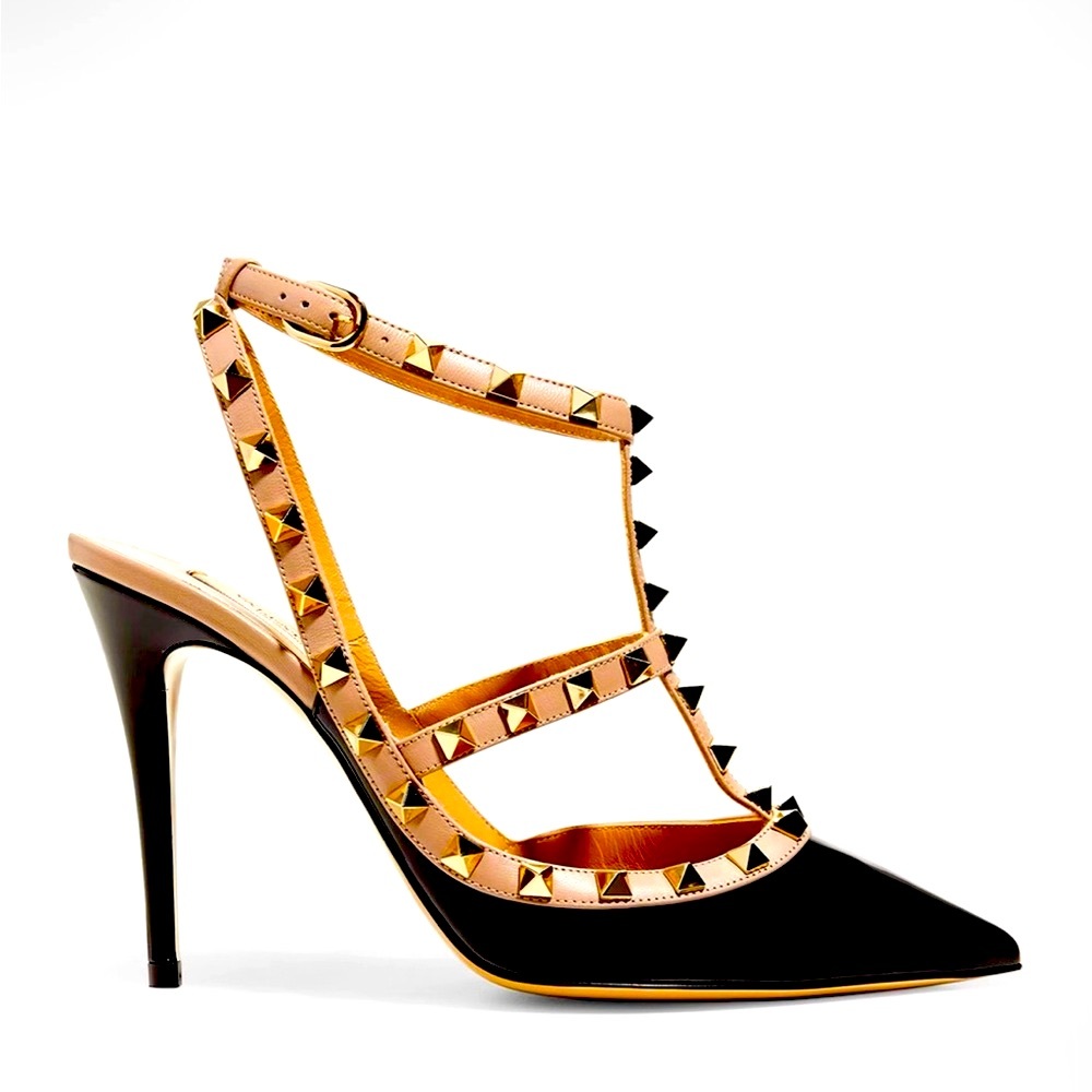 Valentino Garavani
Rockstud 100mm Slingback High-Heel Pumps - Picture 2 of 11